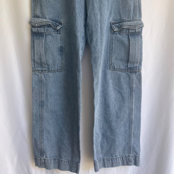 PRINCESS POLLY jeans, Size 2, leg pockets - Picture 3 of 12